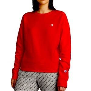 Champion Reverse Weave Crew Sweatshirt C Logo